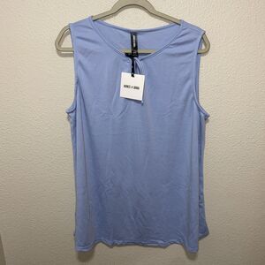 Agnes & Dora Tie V-Neck Tank Size XXL Blue Sky